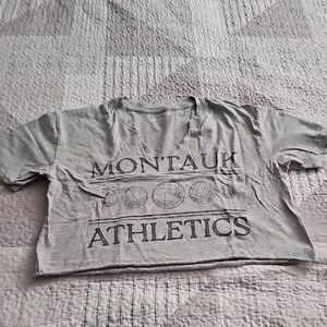 Hollister Gray Montauk Athletics Tee
